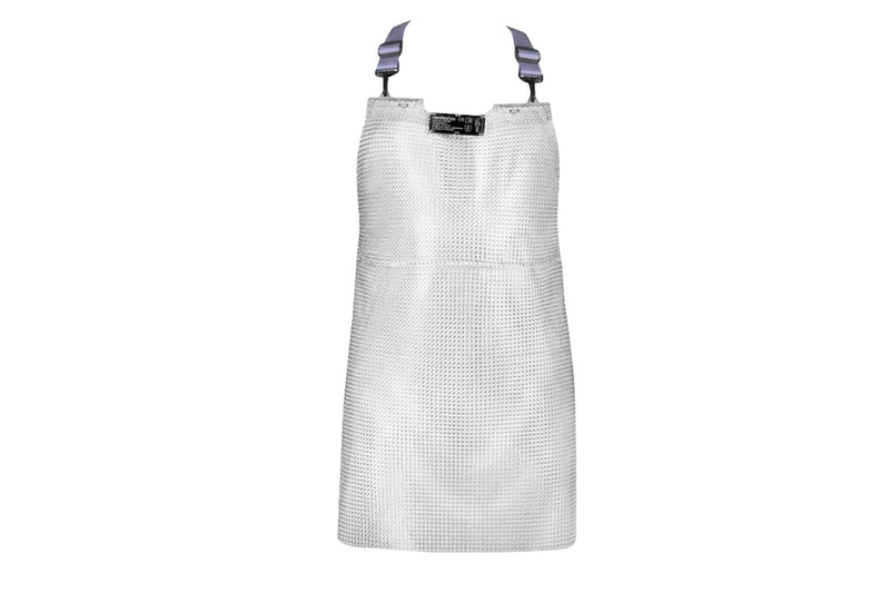 Tablier de protection en cotte de maille inox 56 x 75 cm