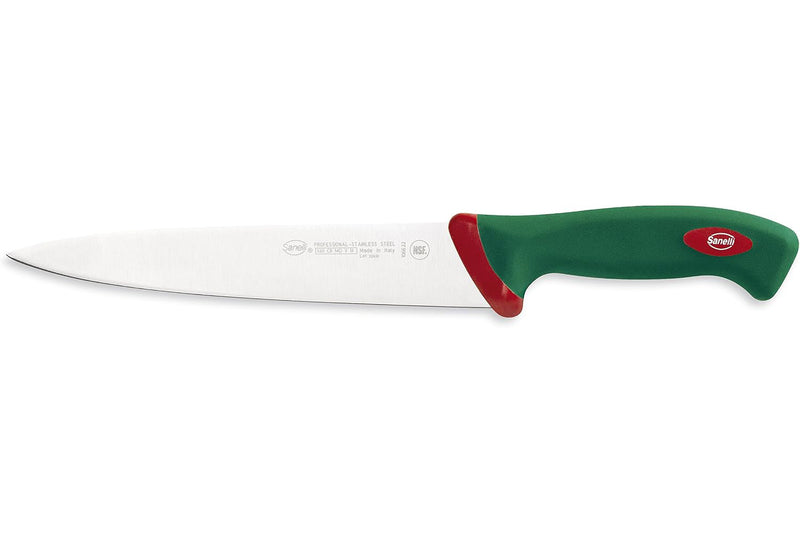 Couteau à saigner professionnel SANELLI Premana lame 22cm manche vert