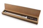 Couteau à saumon / jambon Au Nain 40cm barrette réglable manche bois