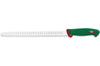 Couteau à saumon professionnel SANELLI Premana lame alvéolée 31cm manche vert
