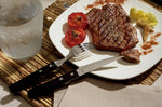 Couteau à steak Jumbo Amefa inox et ABS noir
