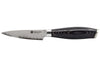 Couteau d'office 9cm Hakami Ajisai lame San Maï manche pakkawood noir et gris
