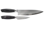 Coffret 2 couteaux Hakami Ajisai San Maï office + chef