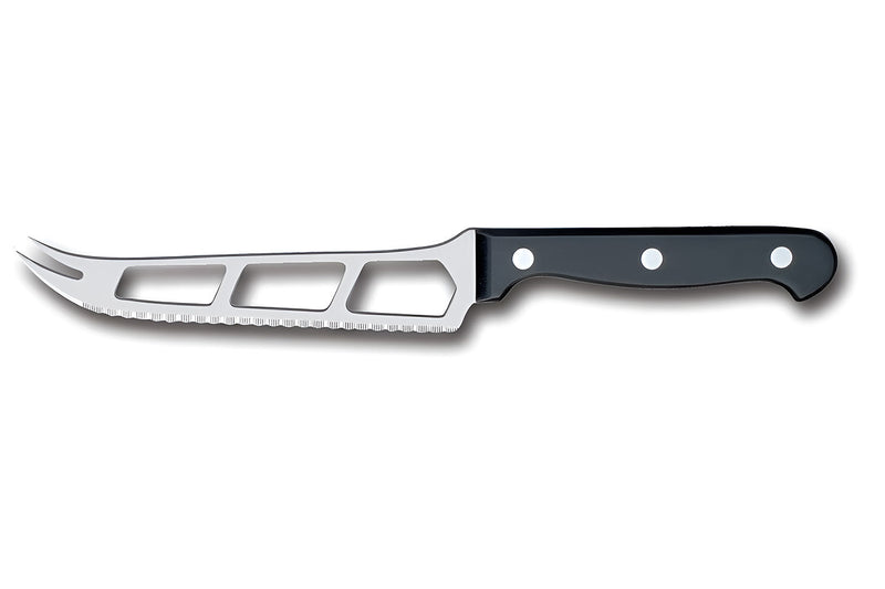 Couteau à fromage à pâte molle Fischer Bargoin lame crantée inox design 15cm