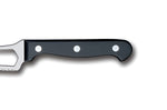 Couteau à fromage à pâte molle Fischer Bargoin lame crantée inox design 15cm