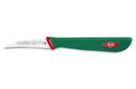 Couteau bec d'oiseau professionnel SANELLI Premana lame 6cm manche vert