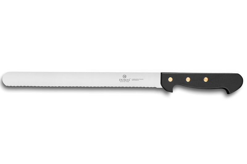 Couteau à génoise 32 Dumas Affil inox 28cm manche 3 rivets