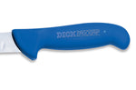 Couteau de boucher Dick Ergogrip lame alvéolée 26cm manche bleu