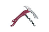 Tire bouchon VINUM Fox Knives 12cm alu anodisé bordeaux