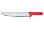 Couteau de boucher professionnel Fischer HACCP 35cm manche rouge