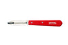 Eplucheur Opinel lame microdentée 6cm acier inox manche rouge