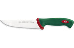 Couteau de boucher professionnel SANELLI Premana lame 18cm manche vert