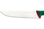 Couteau de boucher professionnel SANELLI Premana lame 27cm manche vert