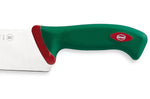 Couteau de boucher professionnel SANELLI Premana lame 33cm manche vert