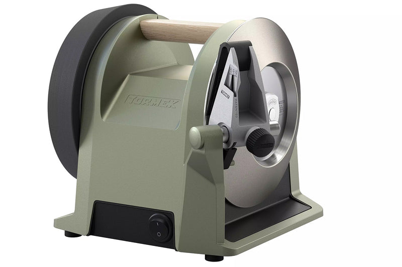 Affûteuse électrique TORMEK T-1 vert sauge meule diamant silencieuse
