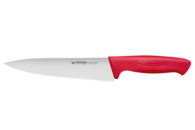 Couteau de chef Bargoin Creative Chef 20cm manche surmoulé rouge
