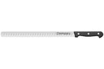 Couteau à jambon alvéolé 33cm largeur 24mm 3 rivets Bargoin