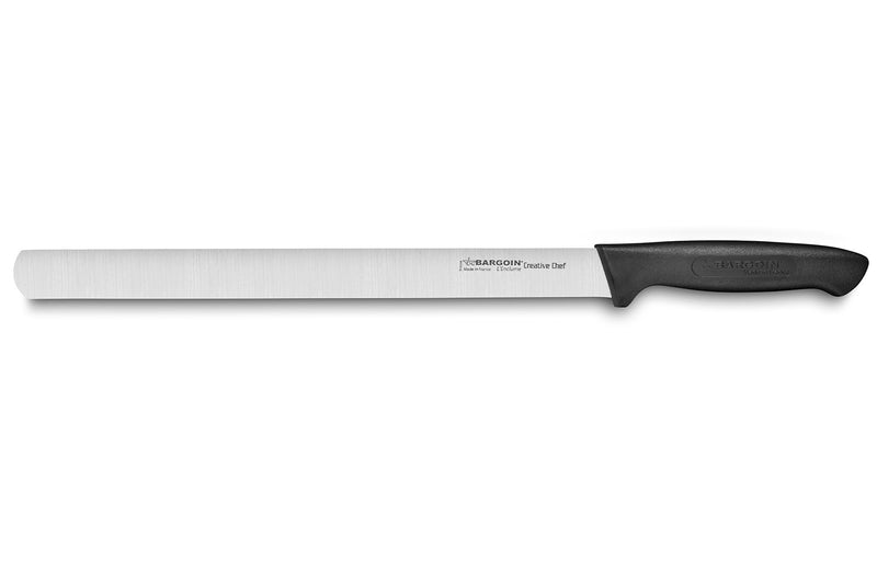 Couteau à jambon Bargoin Creative Chef 28cm largeur 24mm manche noir