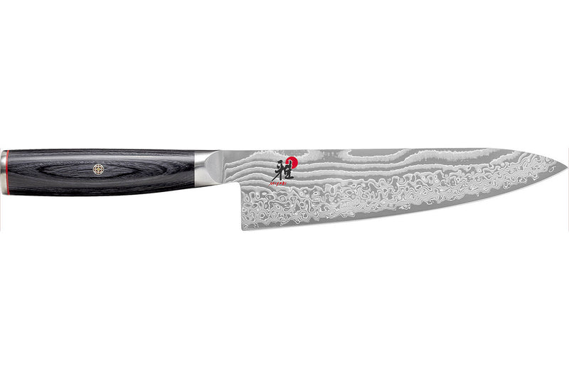 Couteau de chef japonais Miyabi 5000FCD lame 20cm damas 48 couches manche pakkawood