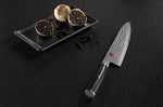 Couteau de chef japonais Miyabi 5000FCD lame 20cm damas 48 couches manche pakkawood
