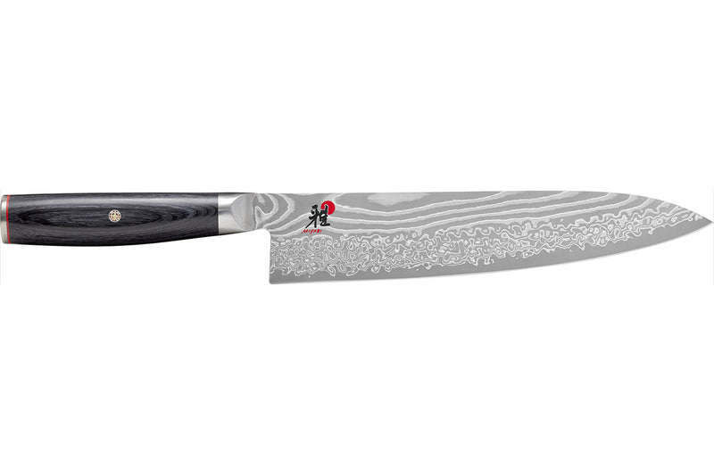 Couteau de chef japonais Miyabi 5000FCD lame 24cm damas 48 couches manche pakkawood
