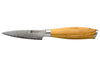 Couteau d'office 9cm Hakami Tsubaki lame damas manche en olivier