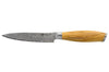 Couteau universel 12cm Hakami Tsubaki lame damas manche en olivier