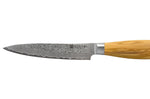 Couteau universel 12cm Hakami Tsubaki lame damas manche en olivier