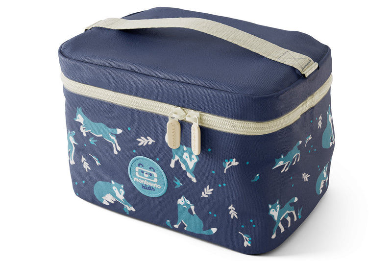 Sac repas isotherme enfant Monbento Frosty loup bleu 5L