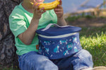Sac repas isotherme enfant Monbento Frosty loup bleu 5L