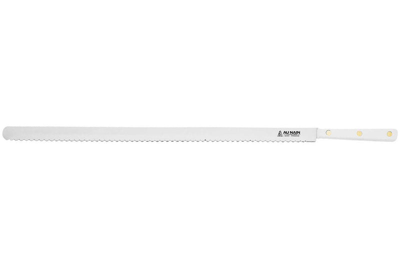 Couteau à lisser et décorer lame dentée demi lune 50cm