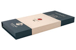 Coffret 3 couteaux Hakami Tsubaki lame damas office + universel + chef