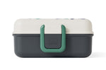 Boîte à sandwich enfant Monbento Snacky avec couverts bleu camo