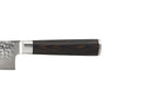 Couteau bunka 20cm Hakami Sakura lame martelée et manche pakkawood marron