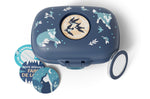 Boîte à gouter Monbento Gram loup bleu