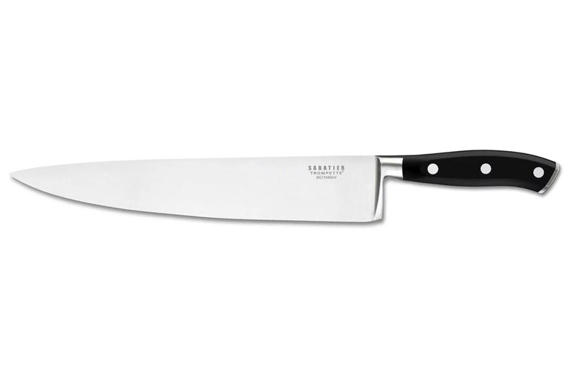 Couteau de chef Sabatier Trompette Vulcano 25cm 3 rivets