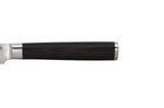 Couteau d'office 9cm Hakami Sakura lame martelée et manche pakkawood marron