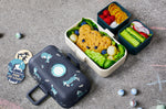 Lunch box pour enfant Monbento Tresor loup bleu