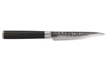 Couteau universel 12cm Hakami Sakura lame martelée et manche pakkawood marron