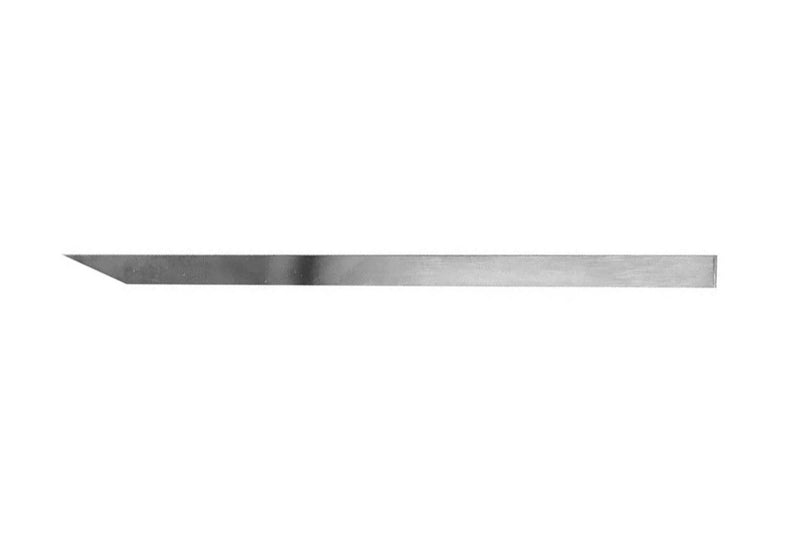 Lame de boulanger droite et lisse en acier carbone - Lot de 12