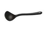 Louche de cuisine professionnelle en polyamide noir 32cm diamètre 9cm - 10cl
