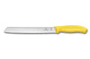 Couteau à pain lame 21cm manche jaune Victorinox 6.8636.21L8