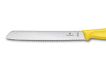 Couteau à pain lame 21cm manche jaune Victorinox 6.8636.21L8