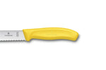 Couteau à pain lame 21cm manche jaune Victorinox 6.8636.21L8