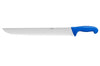 Couteau à poisson DEGLON lame 42cm microdentée manche PP bleu