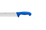 Couteau à poisson DEGLON lame 42cm microdentée manche PP bleu