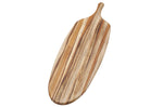 Planche de service longue TeakHaus Canoe en teck 67x21,5x1,3cm