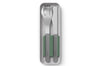 Set couverts nomades Monbento Slim Box vert