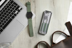Set couverts nomades Monbento Slim Box vert