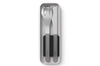 Set couverts nomades Monbento Slim Box noir